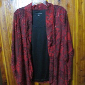 Sara Michelle Mock 2 Pc. Top, NWT, Sz. 2X